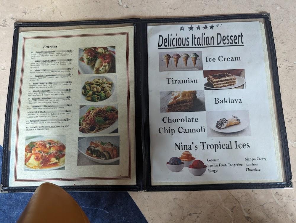 Nina's Five Star Pizza Menu image 2