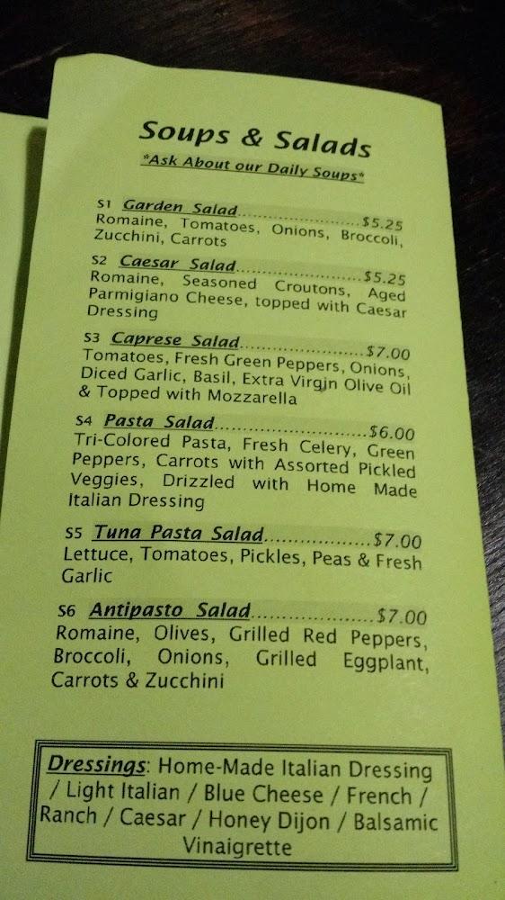Nina's Five Star Pizza Menu image 4